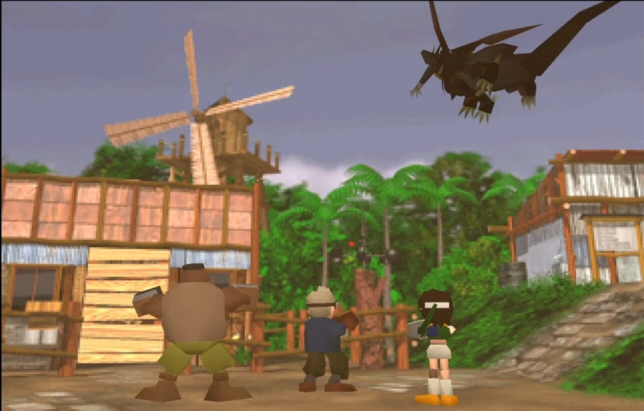 Final Fantasy 7 - геймплей игры на PlayStation